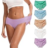 INNERSY Women's Soft & Thin No Show Modal Underwear Quick Dry Panties for Summer 5-Pack