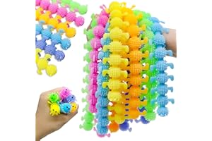 JUUXNCGV 12 Pack Stretchy Fidget Toy,Stretchy String Fidgets Sensory Toys,Colorful Stretchy Strings Fidget Toy for Children's Day Gift,Kids,Adults Stress Relief Anti Anxiety