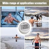 CHEYLIZI Digital Ice Bath Thermometer - Floating, Timer, Waterproof view 8