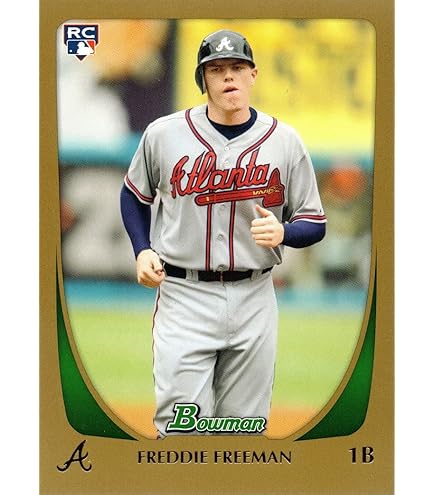 Amazon.com: 2011 Bowman Chrome Baseball #185 Freddie Freeman