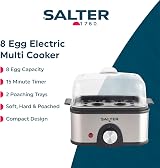 Salter EK6213 Electric 8 Egg Boiler with Poaching Trays 500W Silver view 2