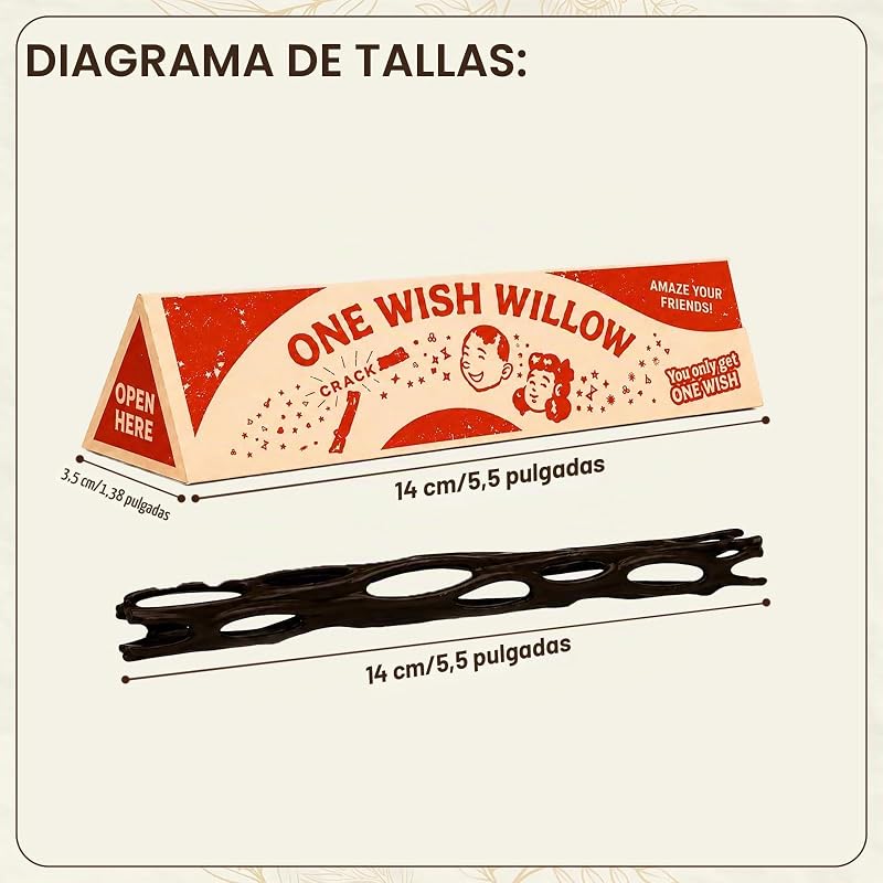 Filme de 2 peças Wish One Willow, Willow of Wish, Willow of Wish Movie, Good Fortune Colecionable Gift, para adultos