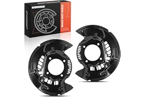 A-Premium Front Driver & Passenger Side Brake Dust Shield Compatible with Toyota Models - Tundra 2007-2021, Sequoia 2008-2022