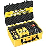 Air Compressor Case for DEWALT 20V MAX Tire Inflator DCC020IB - Waterproof Hard Shell Air Pump Storage Bag Compatible with DEWALT Tire Inflator, Battery Pack 20V 2.0 to 9.0 Ah & Chargers (Case Only)