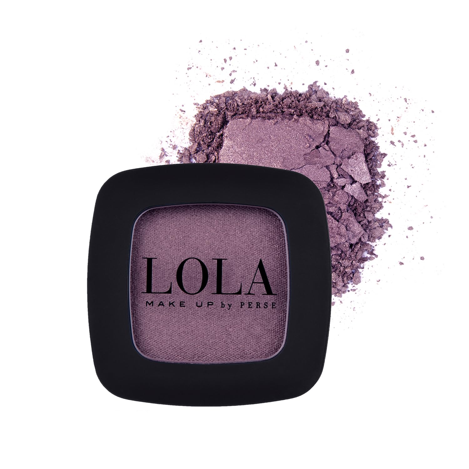 Lola Make-Up Mono Eyeshadow, Plum, Satin, Rich Intense Pigmentation, High Coverage, Use Wet & Dry, All Skin Tone, Mineral Oil Free, Vegan & Cruelty Free, No. 032