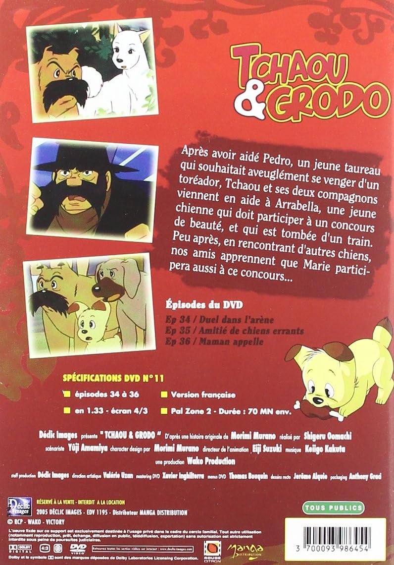 Tchaou Et Grodo Partie 3 Coffret 4 Dvd Vf Amazonfr