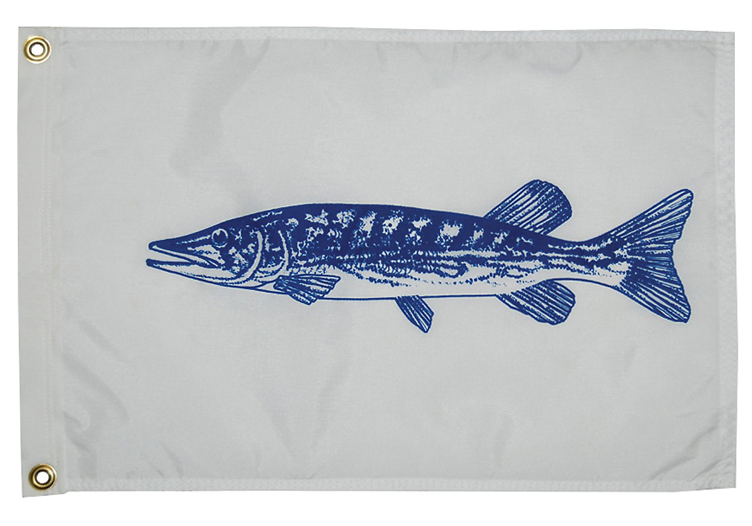Taylor Made Products 4518, Fish Flag, Nylon, 12 inch x 18 inch, Pickerel