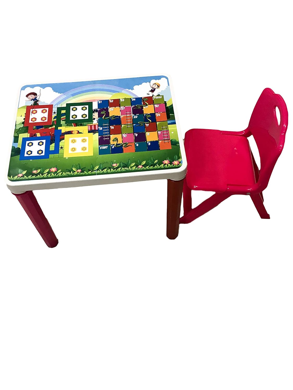 Surety for Safety Set of Kids Table & Chair (Pink) Amazon.in Furniture
