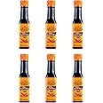 Mexico Lindo Picante Negra Hot Sauce | Light & Spicy | 8,400 Scoville Level | Great with Asian Food, Seafood & Meat | 5 Fl Oz Bottle (Pack of 6)