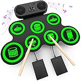 Electric Drum Set with Dual Speaker, Kids