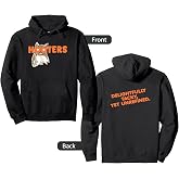 Hooters Throwback Logo Front and Back Wing Restaurant Pullover Hoodie