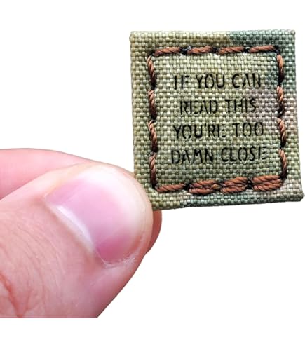 Patch Tactique Morale "Hang Loose" Laser Cut - Multicam, 4.0x2.8cm - Velcro Hook (sans Loop)