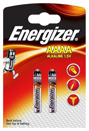 Energizer Alkaline AAAA Speciality Batteries, 2 Count