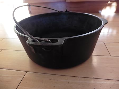 Wagner de 1891 de Original de hierro fundido 5 qt horno holandés con