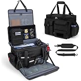 GDNasist Patrol Bag Law Enforcement Police Gear Police Officer Duty Bag | Car Front Seat Organizer, Police Car Accessories for Passenger Seat, Molle Multiple Compartment Removable Shoulder Strap