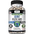 Kaya Naturals Joint Flex Aid | Joint Support Supplement for Men and Women | Turmeric Capsules | for Overall Knee Support and Joint Health (30 Count)