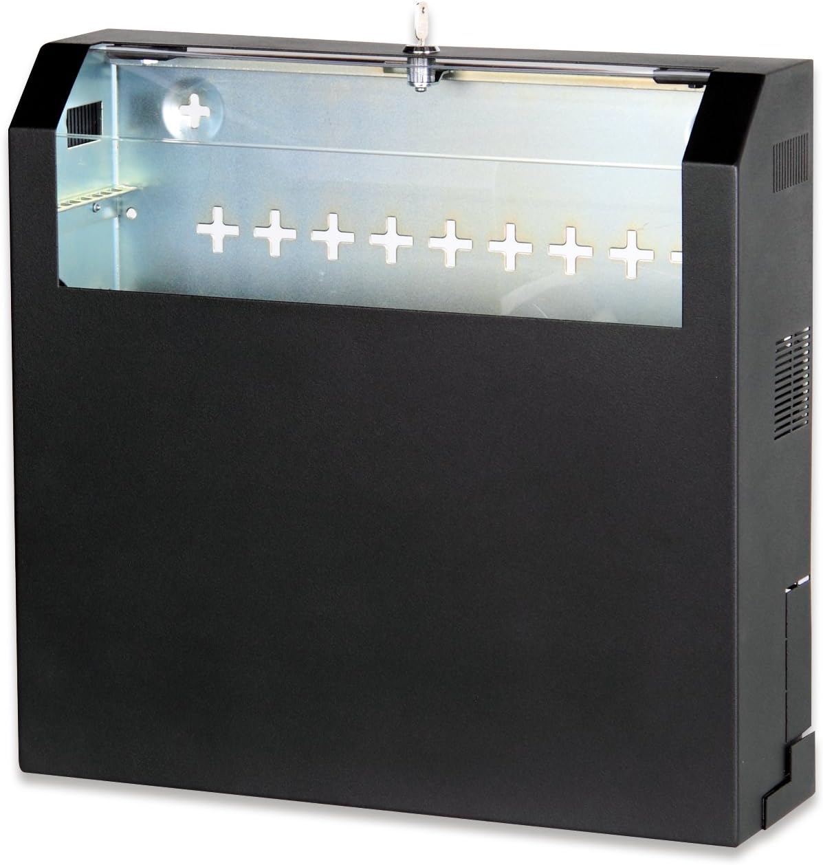 Digitus Wall mounting cabinet, SOHO, slim, 145x525x475 mm 3U rotatable, 2U fix, color grey (RAL 7035), DN-19 04U-PB - Image 5