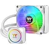 Thermaltake TH120 ARGB Motherboard Sync Snow Edition Intel LGA1700 Ready/AMD AM5 All-in-One Liquid Cooling System 120mm High