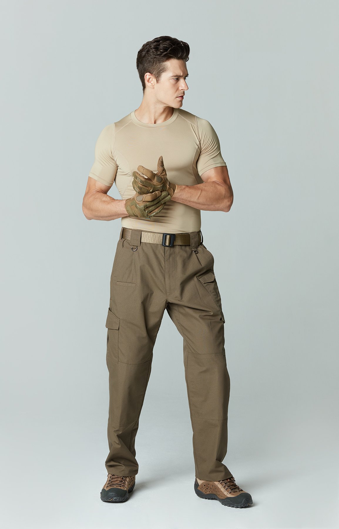 CQR Men's Tactical Pants Lightweight EDC Assault Cargo TLP105 on