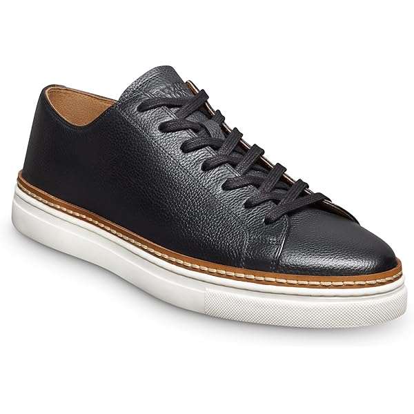leather dress sneakers for men Brown Low Top Sneakers | Casual Style main image 1