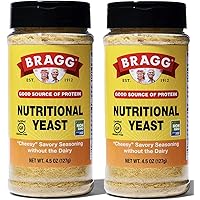 Bragg Premium Nutritional Yeast Seasoning - Vegan, Gluten Free – Good Source of Protein & Vitamins – Nutritious Savory Parmes