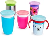 Munchkin Miracle Cup Lids Pack of 4 Multicoloured Fits All Miracle Cup Styles view 2