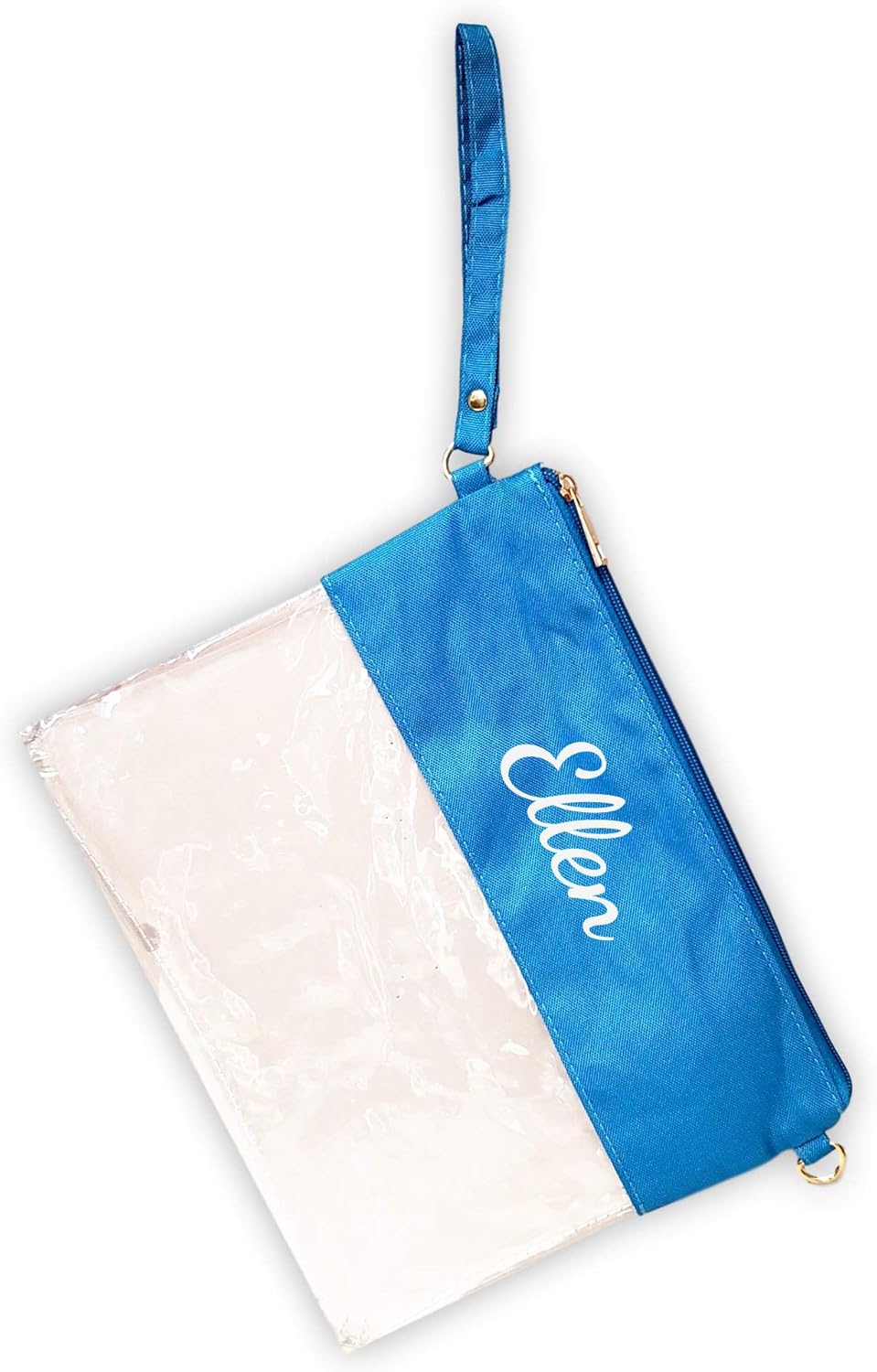 monogrammed clear stadium bags