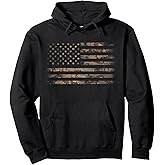 American USA Flag Camouflage Pullover Hoodie