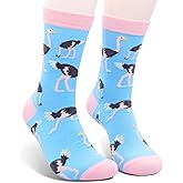 ZYQFN Ostrich Socks for Ostrich Lovers Gifts for Birthday, Christmas.(156)