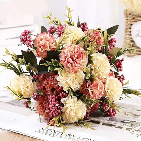 Amazon ホームデコレーションのためのクリスマスの装飾花菊ボールブーケのための7つの支店人工花 Color Gold 造花 オンライン通販 Amazon ホームデコレーションのためのクリスマスの装飾花菊ボールブーケのための7つの支店人工花 Color Gold 造花 オンライン通販
