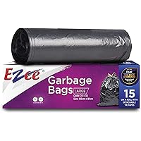 Ezee Garbage Bag - 30 Pieces (Pack of 2, Large , 24x32 inches)