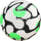 TRIKLOVPO Wear-Resistant PU Soccer Ball, Size 5 Machine-Stitched Soccer Ball, Teens & Adults,Training & Match Use Ball,Festival Gift Ball(1 Ball, 1 mesh Bag, 1 air Pump, 1 inflat Needle)