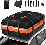 Signstek Car Roof Bag 21 Cu Ft Waterproof Large Luggage Carrier