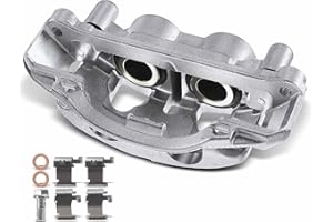 A-Premium Disc Brake Caliper Assembly with Bracket Compatible with Select Chevy and GMC Models - Silverado 2500 HD/3500 HD/Si