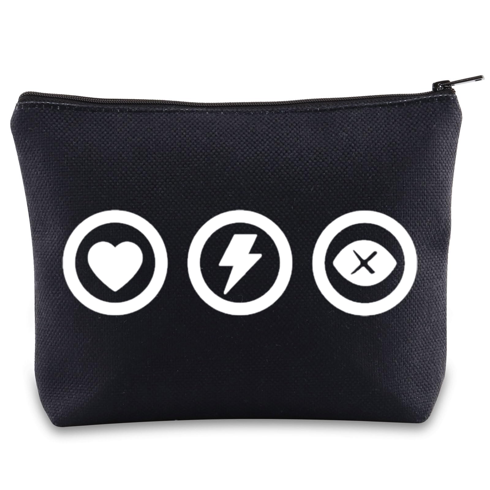 RDR2 Makeup Bag Arthur Fans Gifts Cores Stamina & Dead Eye Gifts RDR2 Merchandise RDR2 Arthur Zipper Bag (HeartBlack UK)
