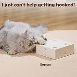 Migipaws Automatic Hide & Seek Cat Toy 7-Hole Pop-Up Feather Hunt Type-C view 2