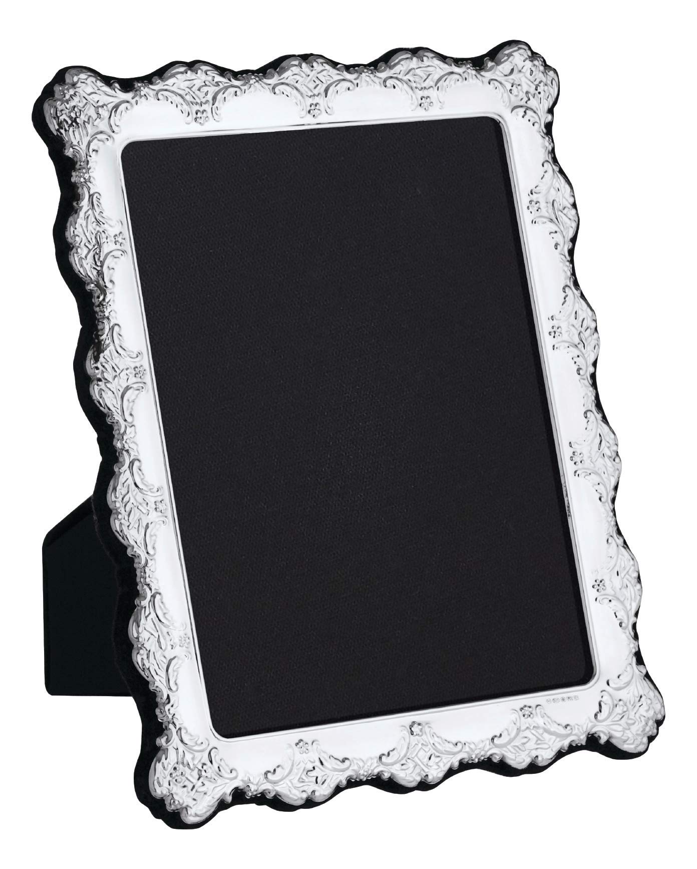 Carrs Traditional Sterling Silver Photo Frame with Velvet Back 8" x 6"