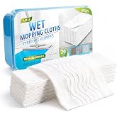 AIR U+ Wet Pads Refill for Swiffer Sweeper Wet Mopping Cloth, Unscented Disposable Floor Cleaning Wipes, 30 Count