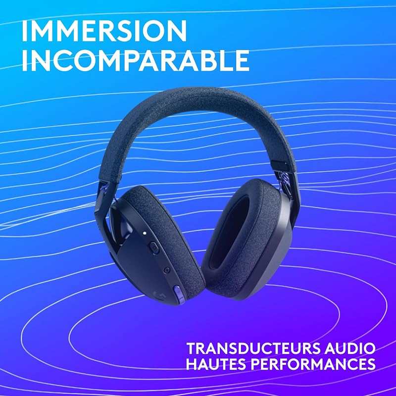 G321 LIGHTSPEED, casque gaming Bluetooth sans fil - Noir