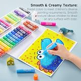 Shuttle Art 32 Colour Gouache Paint Sticks Kit Non-Toxic Quick Drying view 5