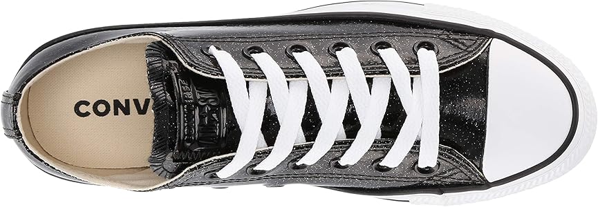 converse women's chuck taylor all star glitter canvas low top sneaker