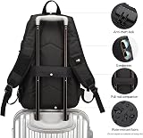 WENIG Anti-Theft Laptop Backpack 15.6 Inch USB Port Water Resistant Travel Bag view 5