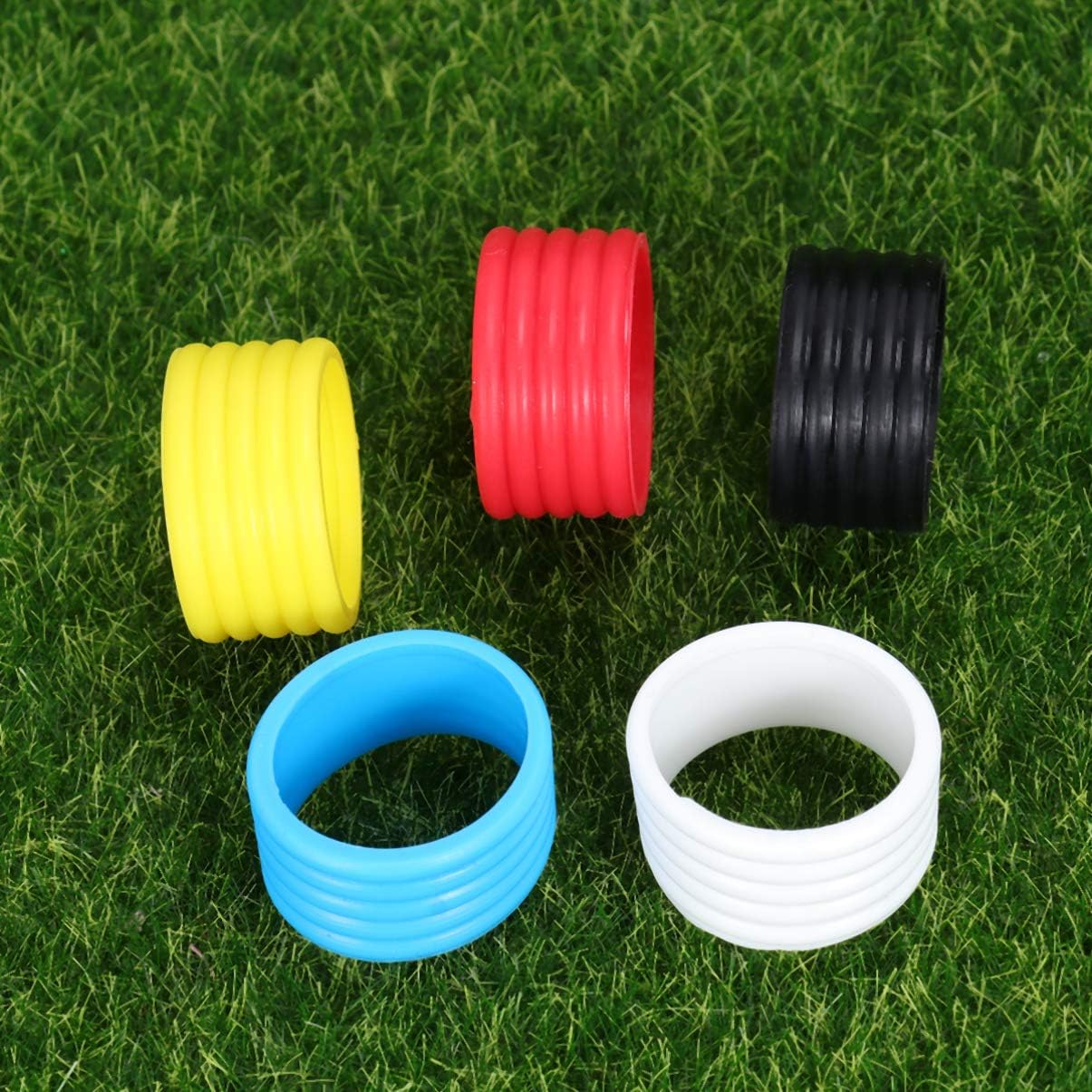 BESPORTBLE 5pcs Tennis Racquet Grips Tennis Racket Grip Band Anti Slip Badminton Tennis Absorbent Overgrip in Place : Sports & Outdoors