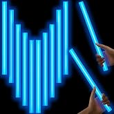Lewtemi 10 Pcs Large Glow Sticks Jumbo | Big Giant Light up Sticks Bulk, Emergency LED Stick, Camping Accessories, Halloween Christmas Party Favor, Survival Kit
