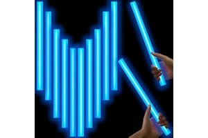 Lewtemi 10 Pcs Large Glow Sticks Big Giant Jumbo Halloween Christmas Emergency Light Stick for Camping Accessories, Survival 