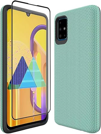 Amazon Com Thinkart Samsung A51 Case Galaxy A51 4g Case With Tempered Glass Screen Protector Not For A51 5g And A51 5g Uw Anti Slip Non Slip Texture Protection Hard Cover For Samsung Galaxy A51 4g 2019