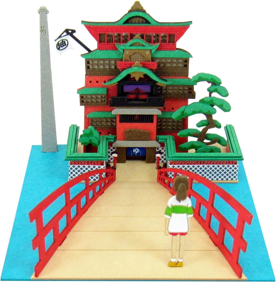 Studio Ghibli mini Spirited Away Aburaya and Chihiro MP07-11 non-scale paper craft