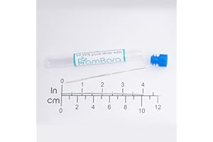 Colloidal Silver | Pair of Pure Silver Wire 99.99% | Certificate | 9999 | 14 Gauge 4” | FromBora Colloidal Silver Generator W