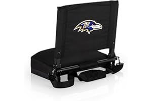 Picnic TIME NFL Unisex-Adult NFL Gridiron Stadium Seat, Lightweight, Portable Folding Chair for Bleachers and Benches