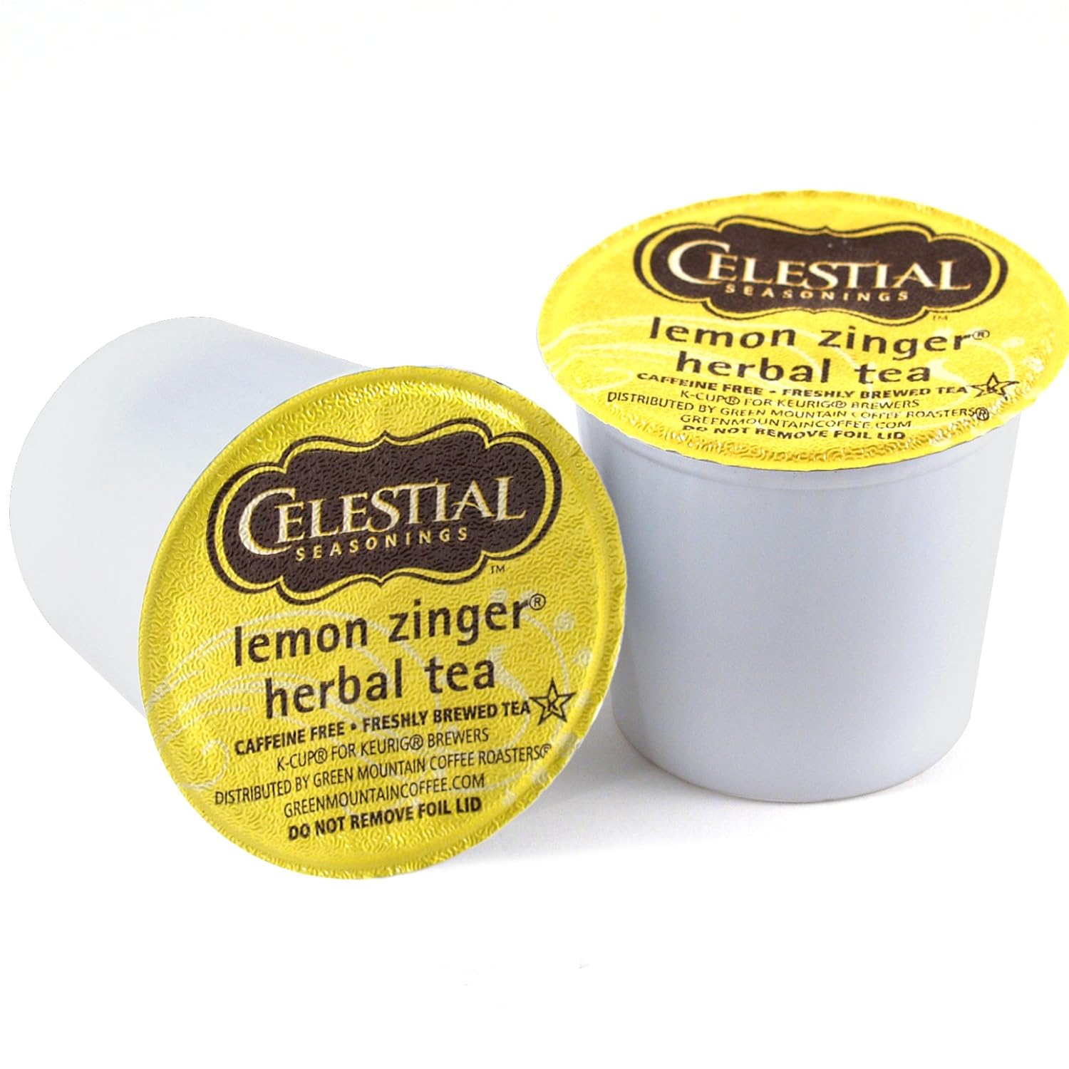 Celestial Seasonings Lemon Zinger Herbal Tea Keurig KCups, 36 count